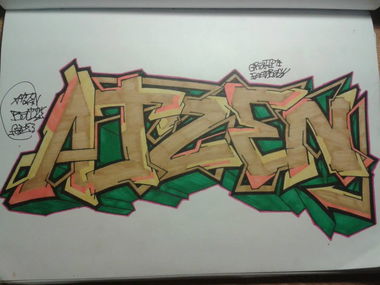 Graffiti Sketch - Photo by Fame1 - Exchange, Battle, Fame1 (2013)