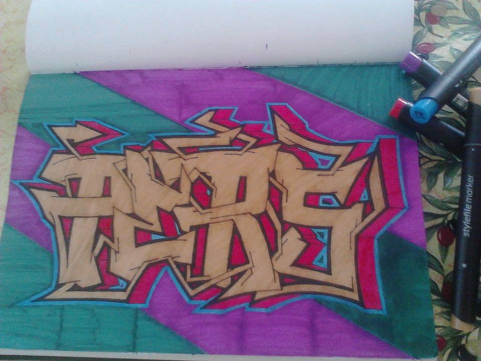 Graffiti Sketch - Photo by Fame1 - Pers, older, exchange (2013)