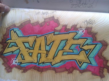Graffiti Sketch - Photo by Fame1 - Fame, Fate, Sketch (2014)