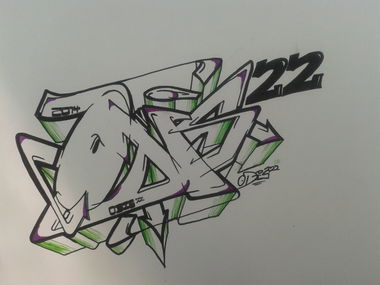 Graffiti Sketch - Photo by Fame1 - fame, fame1, sketch (2014)