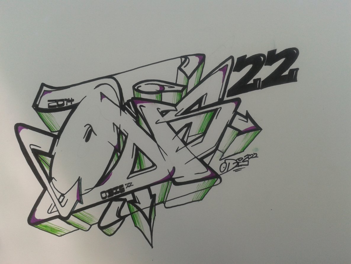 Graffiti Sketch - Photo by Fame1 - fame, fame1, sketch (2014)
