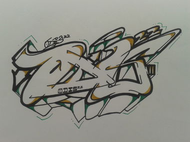 Graffiti Sketch - Photo by Fame1 - fame, fame1, sketch (2014)