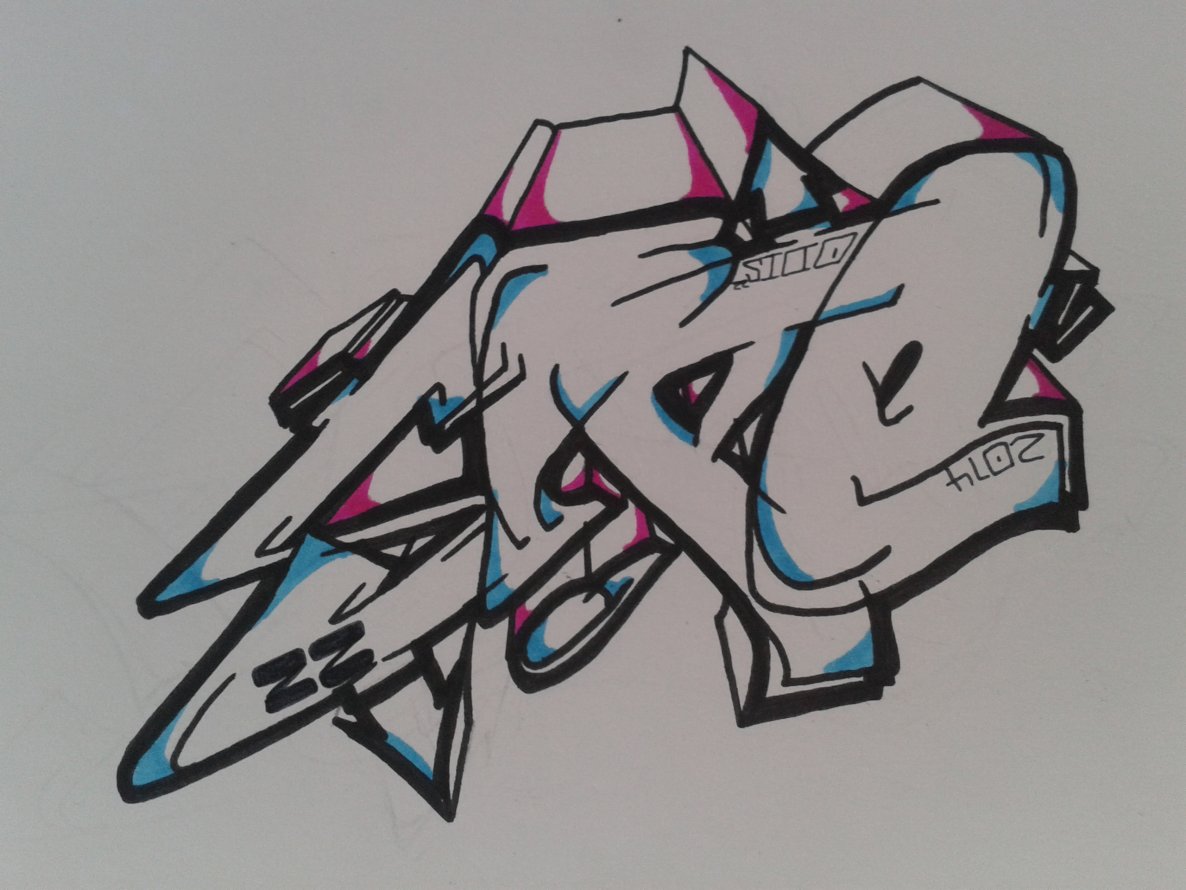 Graffiti Sketch - Photo by Fame1