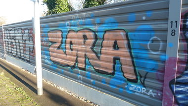 Graffiti Bombing - Photo by FameBalken