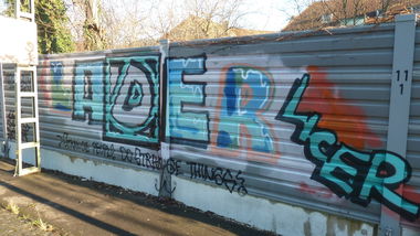 Graffiti Bombing - Photo by FameBalken