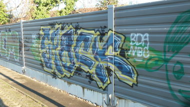 Graffiti Bombing - Photo by FameBalken