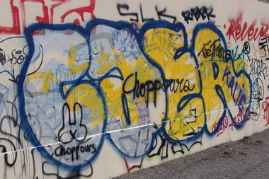 Graffiti Bombing - Photo by FameBalken