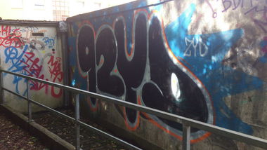 Graffiti Bombing - Photo by FameBalken