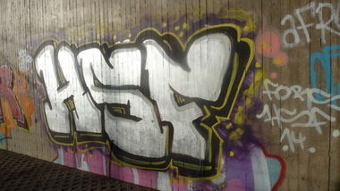 Graffiti Bombing - Photo by FameBalken