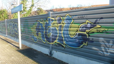 Graffiti Bombing - Photo by FameBalken