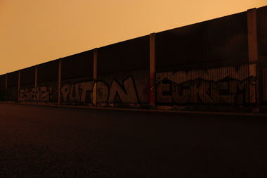 Graffiti Bombing - Photo by FameBalken
