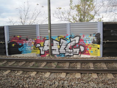 Graffiti Bombing - Photo by FameBalken