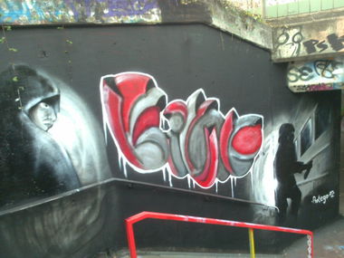 Graffiti Wall - Photo by FameBalken