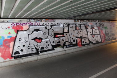 Graffiti Bombing - Photo by FameBalken