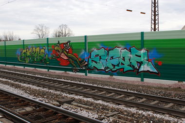 Graffiti Bombing - Photo by FameBalken