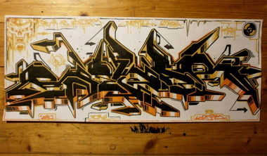 Graffiti Sketch - Photo by Famelevel_O