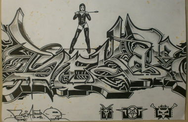 Graffiti Wall - Photo by Famelevel_O