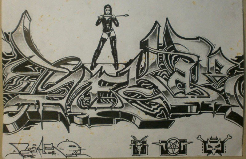 Graffiti Wall - Photo by Famelevel_O