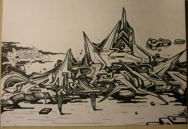 Graffiti Wall - Photo by Famelevel_O