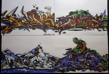 Graffiti Wall - Photo by Famelevel_O