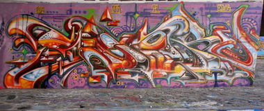 Graffiti Wall in Vienna - Photo by Famelevel_O (2014)