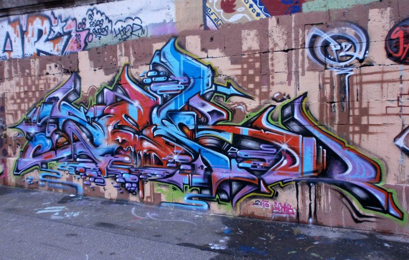 Graffiti Wall in Vienna - Photo by Famelevel_O