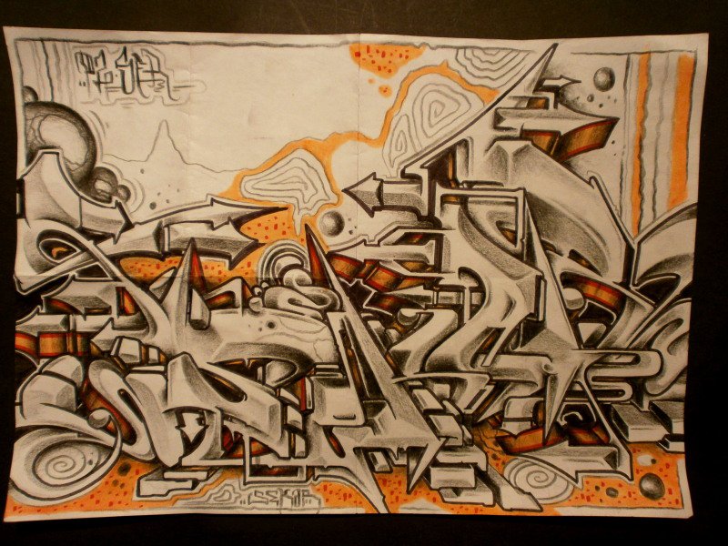 Graffiti Sketch - Photo by Famelevel_O