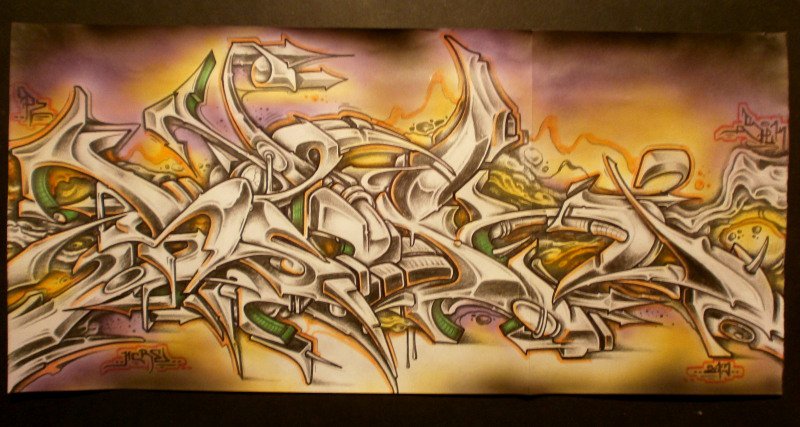 Graffiti Sketch - Photo by Famelevel_O