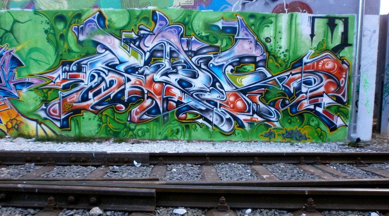 Graffiti Wall in Austria - Photo by Famelevel_O