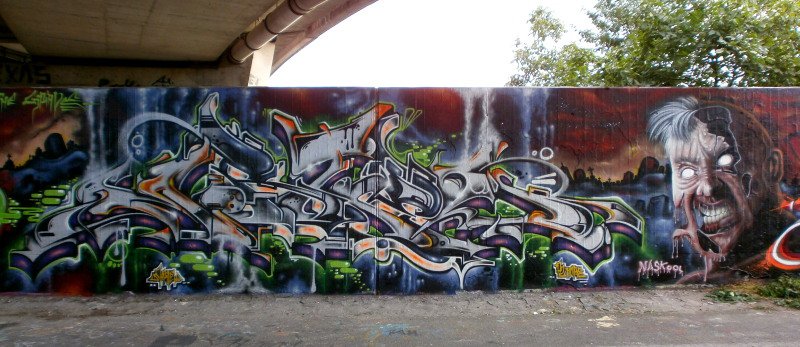 Graffiti Wall in Vienna - Photo by Famelevel_O