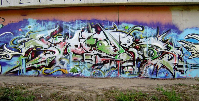 Graffiti Wall in Austria - Photo by Famelevel_O