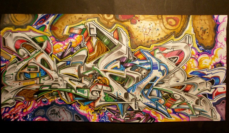 Graffiti Sketch - Photo by Famelevel_O