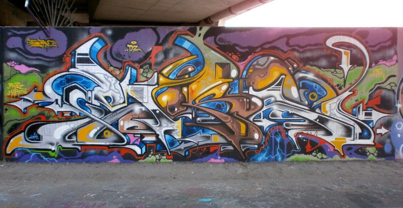 Graffiti Wall in Vienna - Photo by Famelevel_O