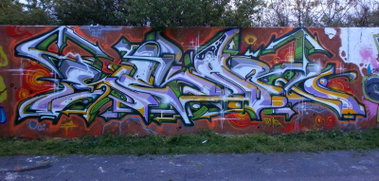 Graffiti Wall in Austria - Photo by Famelevel_O