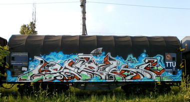 Graffiti Train - Photo by Famelevel_O