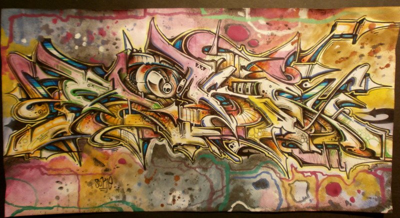 Graffiti Sketch - Photo by Famelevel_O