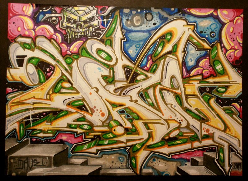 Graffiti Sketch - Photo by Famelevel_O