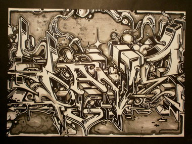 Graffiti Sketch - Photo by Famelevel_O