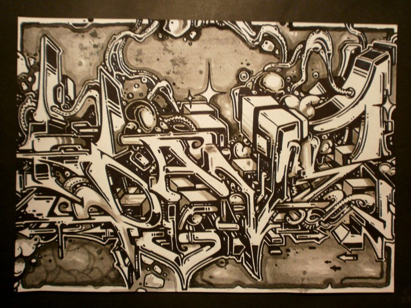 Graffiti Sketch - Photo by Famelevel_O