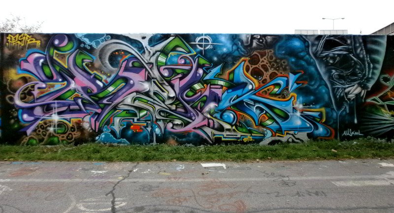 Graffiti Wall - Photo by Famelevel_O