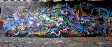 Graffiti Wall in Vienna - Photo by Famelevel_O