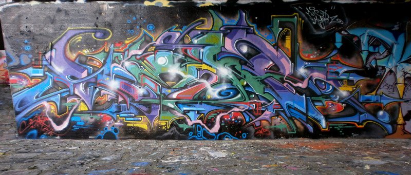 Graffiti Wall in Vienna - Photo by Famelevel_O