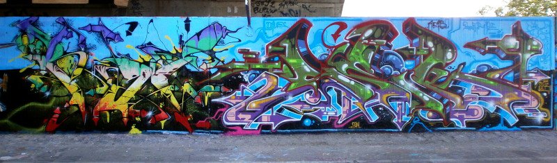 Graffiti Wall in Vienna - Photo by Famelevel_O