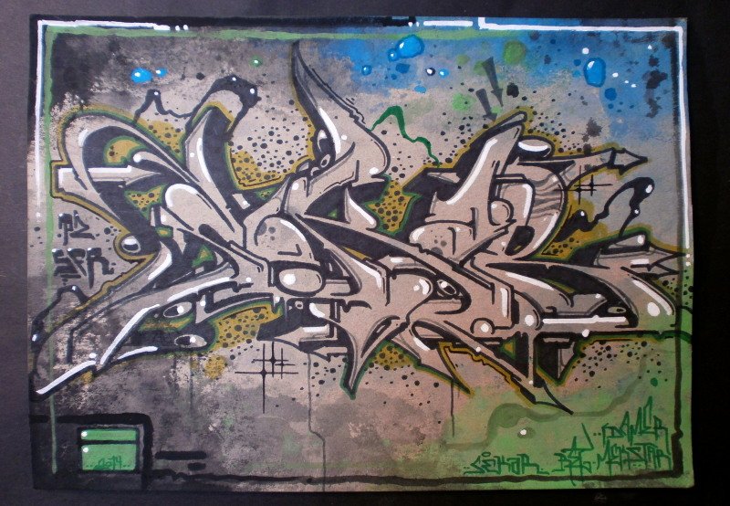 Graffiti Sketch - Photo by Famelevel_O