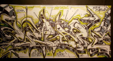 Graffiti Sketch - Photo by Famelevel_O