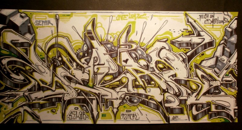 Graffiti Sketch - Photo by Famelevel_O
