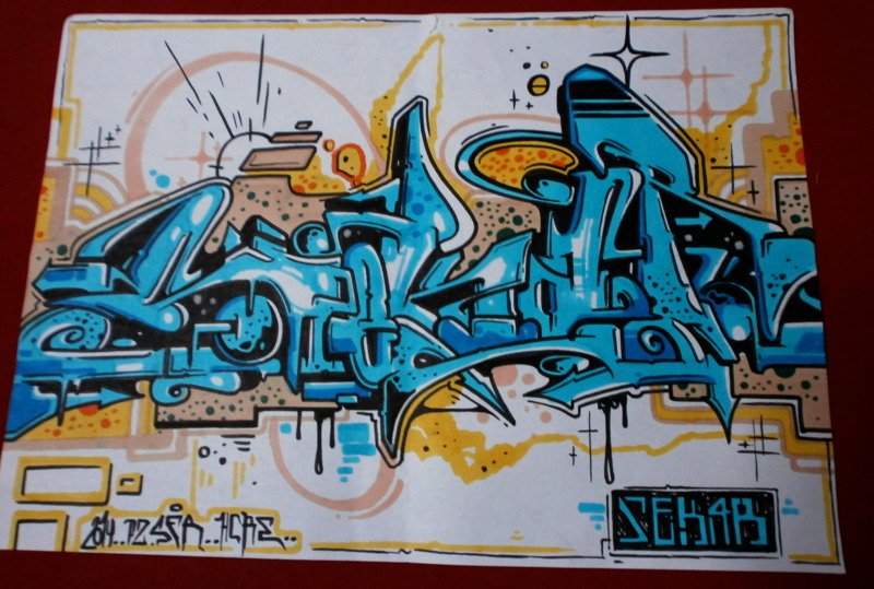 Graffiti Sketch - Photo by Famelevel_O