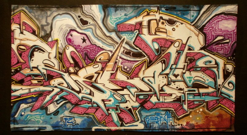 Graffiti Sketch - Photo by Famelevel_O