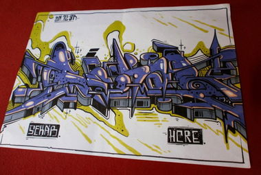 Graffiti Sketch - Photo by Famelevel_O