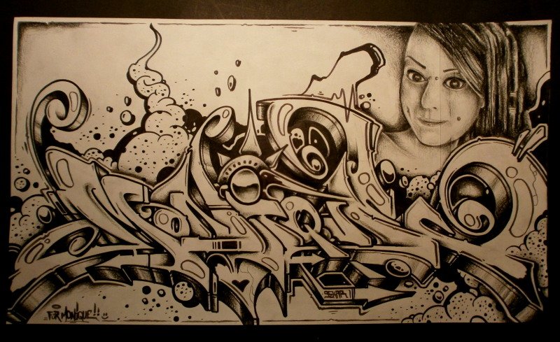 Graffiti Wall - Photo by Famelevel_O